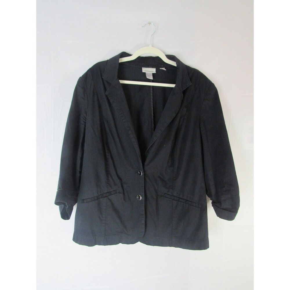 Avenue Black Blazer Size 22